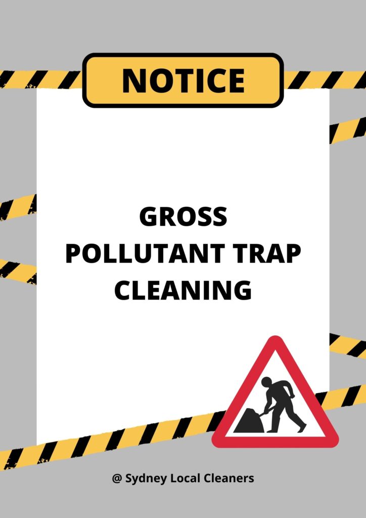 gross pollutant trap cleaning